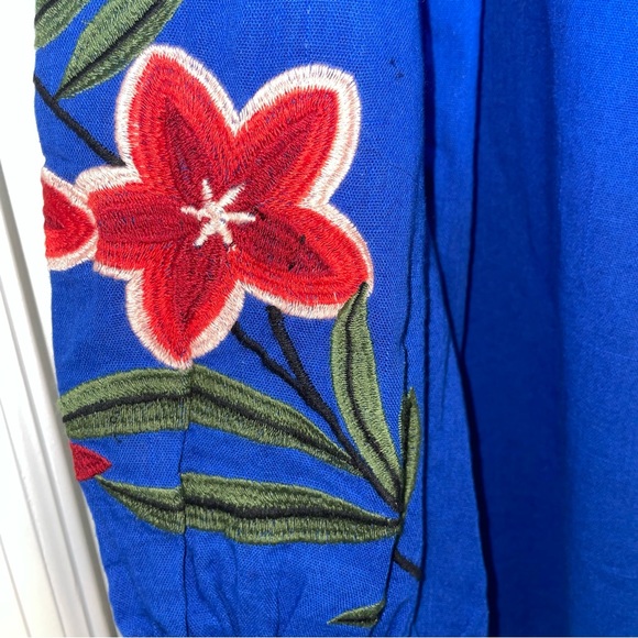 Eloquii embroidered top with tassels, size 18 - Picture 9 of 10